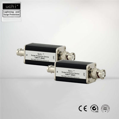 Urządzenie przeciwprzepięciowe Uc 8VDC CCTV, zabezpieczenie przeciwprzepięciowe BNC ze stopu aluminium